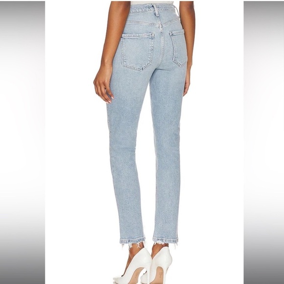 AGOLDE Riley High Rise Straight Crop Jeans Dynamic 29 - Picture 3 of 9